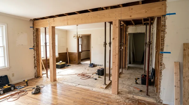 Beam Replacement & Load-Bearing Wall Removal Kansas City